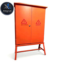 Boîtier de distribution électrique en acier galvanisé durable, étanche IP65, avec serrure intelligente, usage industriel