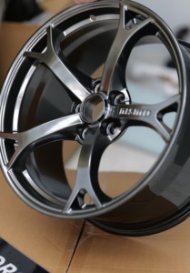 Maining giả mạo 370Z Nismo V1 bánh xe 5x114.3 cho Nissan 370Z 350Z Q50 G37 Gunmetal 6061-T6 hợp kim nhôm - Product Image 4