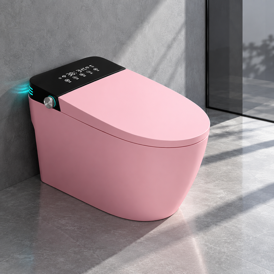 Luxury Intelligent Water Closet Smart Bidet Toilet Automatic Operation ...