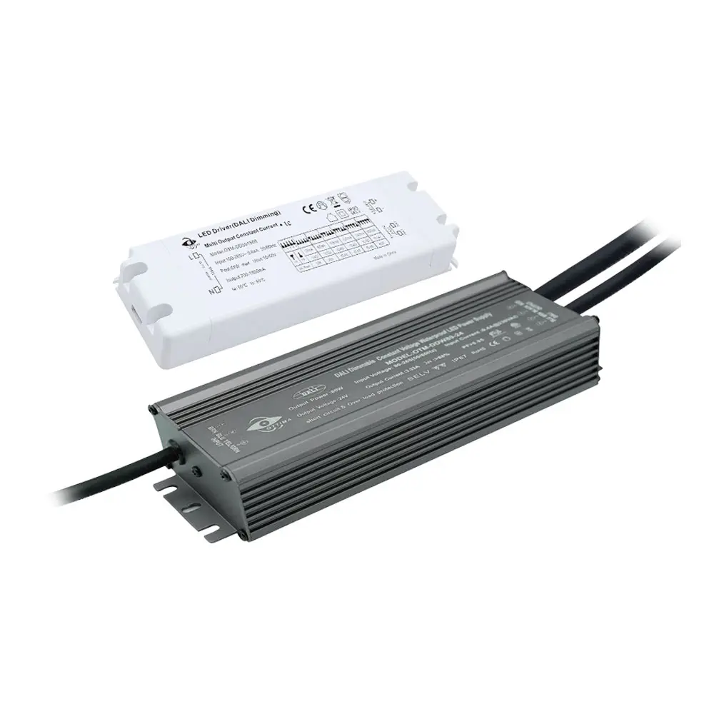 DALI-fuente de alimentación LED de 12v y 24v, controlador atenuador resistente al agua IP20, 100W, 150W, controlador DAL, DT6, DT8, para iluminación inteligente de interior