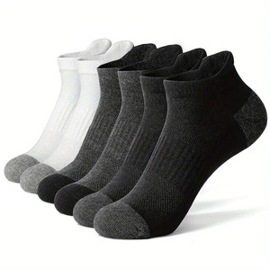 Wholesale Quick Dry Men's Short <strong>Socks</strong> Mesh Breathable Large Size Sports Outdoor <strong>Ankle</strong> <strong>Socks</strong> Black <strong>White</strong> Short Tube Cotton <strong>Socks</strong> - Product Image 6