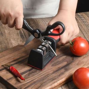 Hot Sell 3 in 1 Household Knife Sharpener Creative Manual Fast Sharpening Knife Scissors Tool Knife Sharpener - Product Image 4