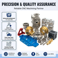 Servicios de Mecanizado CNC de Precisión Personalizados de 5 Ejes, Anodizado para Mecanizado, Torneado de Metales, Fresado de Aluminio y Acero Inoxidable