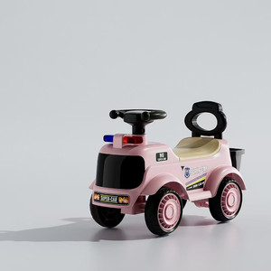 Nouveau modèle de voiture à pousser en plastique rouge au design cool pour les enfants de 2 à 4 ans voiture à pousser pour jouer de la musique jouet pour enfants - Product Image 2