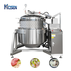 Basso prezzo industriale alta pentola a pressione elettrica ad alta capacità di pressione pentola per la zuppa di agnello/brodo di pesce di trasformazione - Product Image 5