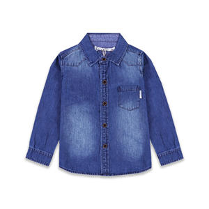 <span class=keywords><strong>Chemise</strong></span> à manches longues pour garçons <span class=keywords><strong>Chemise</strong></span> décontractée pour enfants avec poche à revers d'automne <span class=keywords><strong>Chemise</strong></span> <span class=keywords><strong>en</strong></span> <span class=keywords><strong>jean</strong></span> pour garçons - Product Image 2