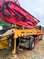 Bomba de hormigón Sany 39m C10 con chasis autónomo 4x2, modelo 2021, para intercambio, bombas de hormigón Sany SY5230THBF 23000kg, lista para exportación