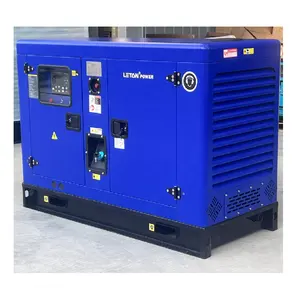 Generator diesel super sunyi, generator listrik diesel set 15kw 18kw 20 kva daya super senyap