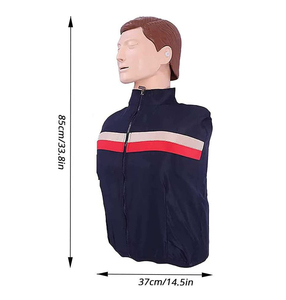 Factory Supply CPR Manikin <b>Medical</b> Basic CPR Manikin Model Half Body Emergency Training Simulator Cpr Dummy - Product Image 2
