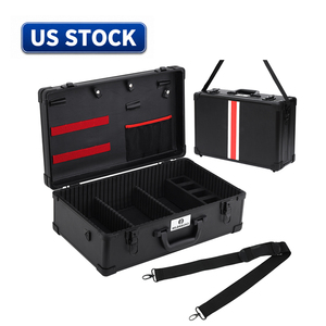 <span class=keywords><strong>Valise</strong></span> de Barbier Portable en Aluminium avec Serrure à Clé, Boîte à Outils de <span class=keywords><strong>Coiffure</strong></span>, Organisateur de Voyage, <span class=keywords><strong>Valise</strong></span> de Salon – Stock Local US - Product Image 1