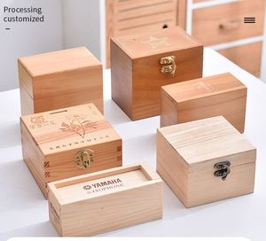 Đồng Bằng Gỗ Thông Hộp Quà Tặng Hộp Gỗ Tự Nhiên - Product Image 3