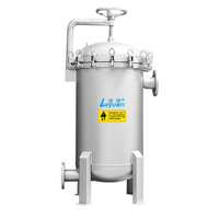 Filtre à cartouches multi-sacs à 4 étages en acier inoxydable 304 316L, réservoir sous pression, machine de filtration d'huile/eau, certification CE ISO