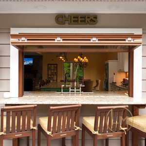 Ventana de cocina plegable con pantalla, ventanas de aluminio deslizantes, Vertical, extraíble, para el hogar - Product Image 4