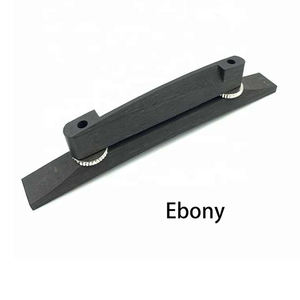 Puente de guitarra Jazz Archtop de madera de ébano personalizable al por mayor con herrajes cromados dorados de altura ajustable - Product Image 3