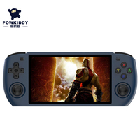 Console de jeu vidéo rétro Powkiddy RGB10Max3 avec manette arcade, écran vidéo de 5 pouces, PSP 64 Go, lecteur de jeu portable