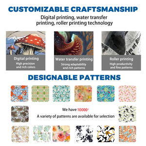 Mô Hình Tùy Chỉnh In Kỹ Thuật Số Watermarking Bông Polyester Cây Gai Dầu Thấp Moq Tự Do Phù Hợp Cho Làm Quần Áo Vải - Product Image 2