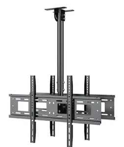 Venta de fábrica Tv montaje en pared Vasa 800*500mm inclinación 75 pulgadas 85 pulgadas grapas soporte de TV ascensor resorte de gas chimenea extraíble