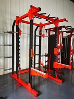 Équipement de musculation multi-gym commercial, machine Smith, rack de musculation, construction en acier métallique de haute résistance BF6000F