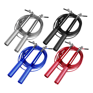 Alta calidad al por mayor logotipo personalizado libre ajustable Fitness aluminio velocidad saltar cuerda Corda Crossfitt saltar cuerda multicolor - Product Image 4