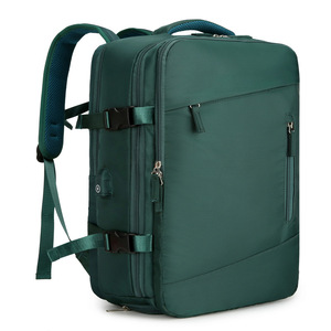 Women's <b>Backpack</b> <b>Large</b> Capacity 36-55L Lightweight Business Travel Bag Solid Color Shoulder Strap - Product Image 4