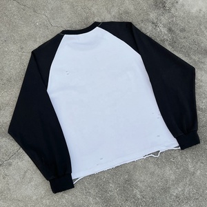 Camiseta de Algodón 100% con Diseño Desgastado, Estilo Holgado, Manga Larga, Estampado Gráfico, Fabricante de Camisetas - Product Image 2