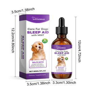 Tetes Tidur Anjing Perawatan Tidur Malam Hari untuk Anjing Tetes Perawatan Tidur Hewan Peliharaan Menyesuaikan Ritme Tidur Keamanan Tinggi Tanpa Bahan Tambahan - Product Image 1