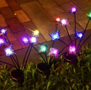 Lampada Solare da Giardino Boyid IP65 Impermeabile, Luce Bianca Calda a Forma di Farfalla, Illuminazione Decorativa per Esterni, CRI 80, 6 Ore - Product Image 2