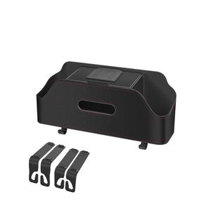 กล่องเก็บของหลังเบาะรถยนต์สุดหรูพร้อมโลโก้สั่งทำ ที่ใส่กระดาษทิชชู่ ที่วางแก้วน้ำ ที่วางขวดน้ำ กระเป๋าเก็บของหลังเบาะรถยนต์ - Product Image 3