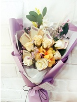 Papier d'emballage pour fleurs en rouleau, prix d'usine, fabricant, fournisseur, matériau d'emballage pour bouquets bicolore, résistant à la graisse et à l'eau