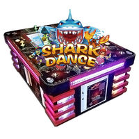 Mesin Game Arcade Lipat Harga Terbaik dan Populer, Permainan Memancing 6 Pemain, Papan Game Ikan Vgame, Shark Dance