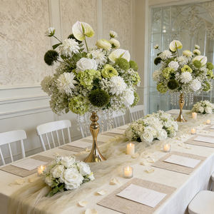 Centro de mesa para boda, bola de flores artificiales de rosas, decoración para fondo de fiesta de cumpleaños, bola de flores - Product Image 3