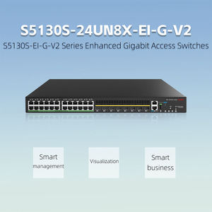 สวิตช์อีเธอร์เน็ตกิกะบิตแบบจัดการได้ 24 พอร์ต POE++ พร้อมอัปลิงค์ 8x 10G SFP+ สำหรับเครือข่ายระดับองค์กร - Product Image 1