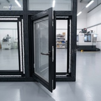 Ventanas Abatibles y Oscilobatientes de Aluminio 8018 con Rotura de Puente Térmico, Persianas Integradas, Aislamiento Acústico e Impermeables para Proyectos