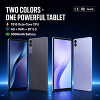 Tablet Android 11 Inch T616 Octa-core 6GB 128GB 1920x1200 GMS 4G Panggilan Telepon BT 5.0 atau Paket Keyboard T616 Android 15 Hitam