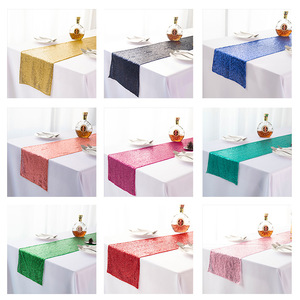 <span class=keywords><strong>Chemin</strong></span> <span class=keywords><strong>de</strong></span> <span class=keywords><strong>table</strong></span> Yinon à imprimé animal, 3 couches, entièrement brodé <span class=keywords><strong>de</strong></span> paillettes, personnalisable, style méditerranéen, 100% polyester, en gros - Product Image 3