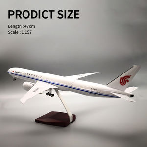 Vliegtuigvliegtuigmodel Cadeau 1: Modelvliegtuigen Op Schaal Van 157 777 Britse Luchtwegen 47Cm Boeing Modelvliegtuigen - Product Image 2