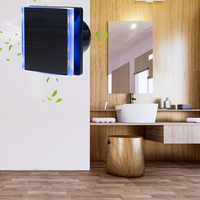 Ventilador de Extracción Axial de Alta Velocidad SEICOI de Acero Inoxidable, Montado en la Pared, con Control por Sensor, para Cocinas Pequeñas, Ahorro de Energía, Flujo de Aire de 90 m/h