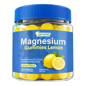 OEM/ODE yüksek emilim limon magnezyum Gummies 400mg sakinlik ve stres giderici destek derin, dinlendirici uyku teşvik. - Product Image 1