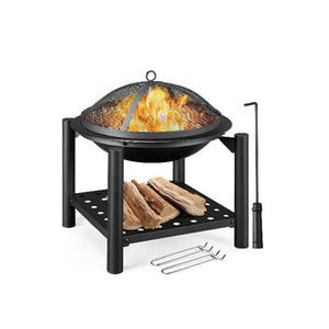 Bonfire-chimenea de lujo para acampar, suministros de jardín al aire libre, muebles, Gazebo, parrilla de Metal para barbacoa, Bol, mesas para fogatas - Product Image 6