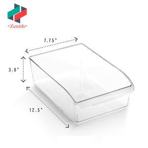 Contenedores <span class=keywords><strong>de</strong></span> Plástico con Asas Multiusos, Aptos para Alimentos, Organizadores <span class=keywords><strong>de</strong></span> Cocina, Despensa, Hogar, Refrigerador y Almacenamiento - Product Image 2