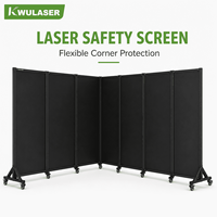 Cabine de soudage laser industrielle, rideau de soudage laser, rideau de sécurité pour le soudage, écrans de sécurité laser avec conception d'enceinte personnalisée