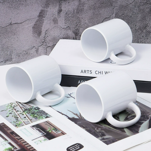 Taza de Café de Cerámica Blanca para Sublimación, Taza con Logotipo Personalizado por Transferencia de Calor para Oficina, Hogar, Regalo de Boda - Product Image 1