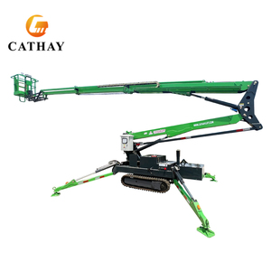 Plataforma Elevadora Araña sobre Orugas <span class=keywords><strong>de</strong></span> 10-24m y 227kg con Certificación CE ISO para <span class=keywords><strong>Limpieza</strong></span> <span class=keywords><strong>de</strong></span> Cristales <span class=keywords><strong>en</strong></span> <span class=keywords><strong>Altura</strong></span> - Product Image 6