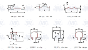 เครื่องขึ้นรูปม้วนเหล็กวัสดุก่อสร้างยี่ห้อ Wadley รุ่นขายดี สำหรับผลิตเหล็กเส้นและเหล็กราง - Product Image 2