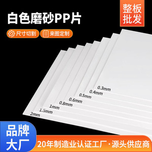 Plaque en PP givré blanc Longzhi 0,33 mm, taille personnalisable, ignifuge, matériau pour diffuseur et abat-jour - Product Image 3