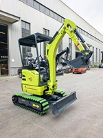 Mini-excavatrice à chenilles Koop Engine pour usage agricole, origine Chine, certifiée CE, moteur et pompe haute performance
