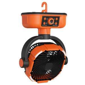 Ventilateurs de lumière LED rechargeables portables 20000mAh Ventilateurs de table Powerbank pour le camping Utilisation en plein air Batterie Ventilador Recargable - Product Image 1