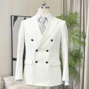 Tailored <strong>Men's</strong> Work <strong>Formal</strong> <strong>Suits</strong> with Monogrammed Jackets for Workplace Recognition Global Style for Education Principal - Product Image 4