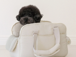 छोटे कुत्ते और बिल्लियों की यात्रा के लिए आरामदायक पालतू जानवर वाहक बैग नायलॉन कपड़े और पेटों की यात्रा के लिए कपास की परत - Product Image 4