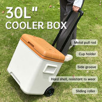 Accessoires de voiture de Camping professionnels incubateur thermique pêche 60 peut grande capacité glacière glacière avec poignée